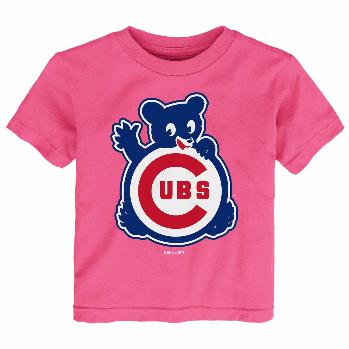 Chicago Cubs Preschool Waving Bear Pink T-Shirt – Wrigleyville Sports