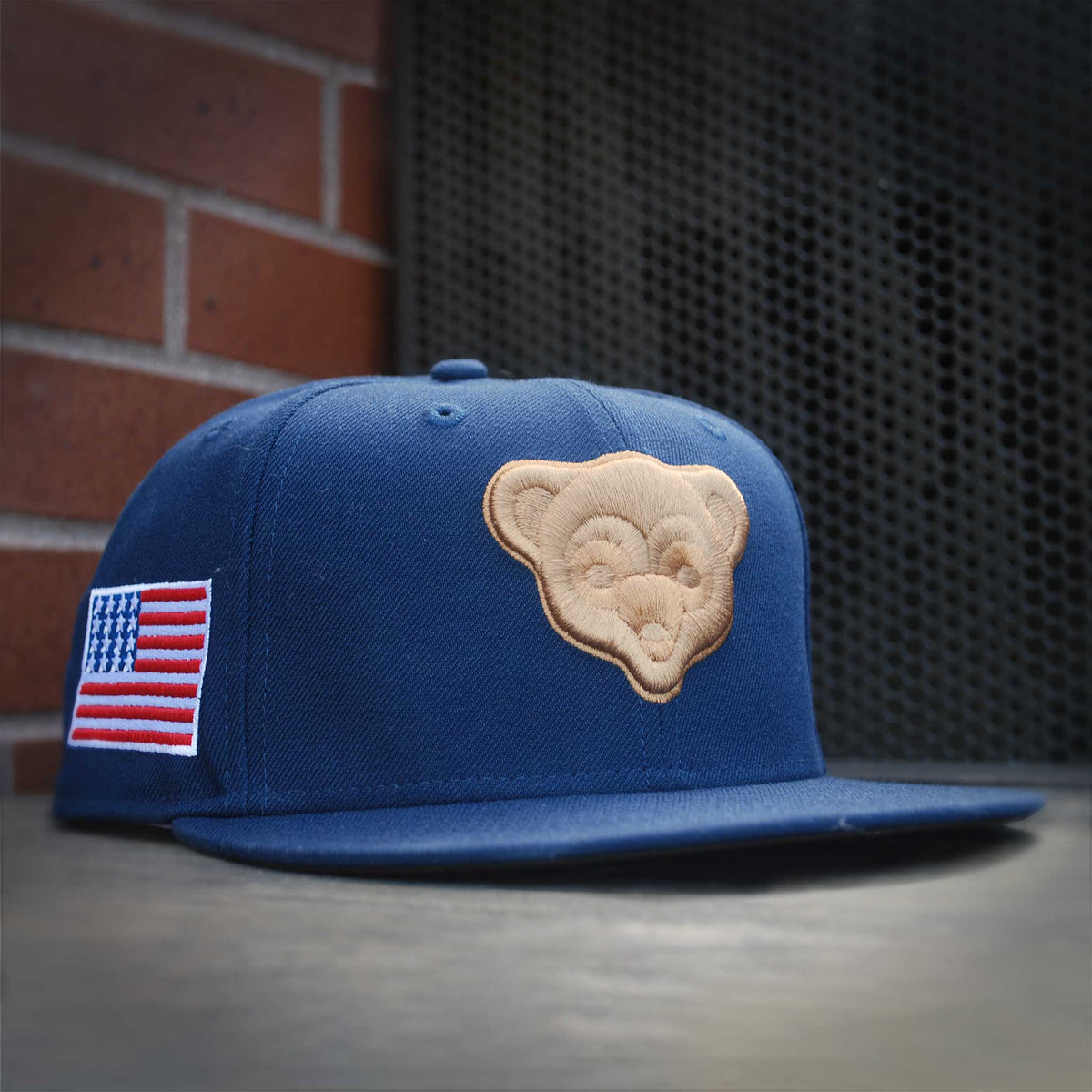 Chicago Flag Kid's Baseball Hat - Navy