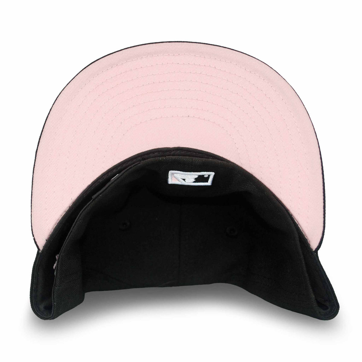 Exclusive New Era shops 59fifty Brown Black Chicago Cubs Pink Bottom Patch Size 7 7/8