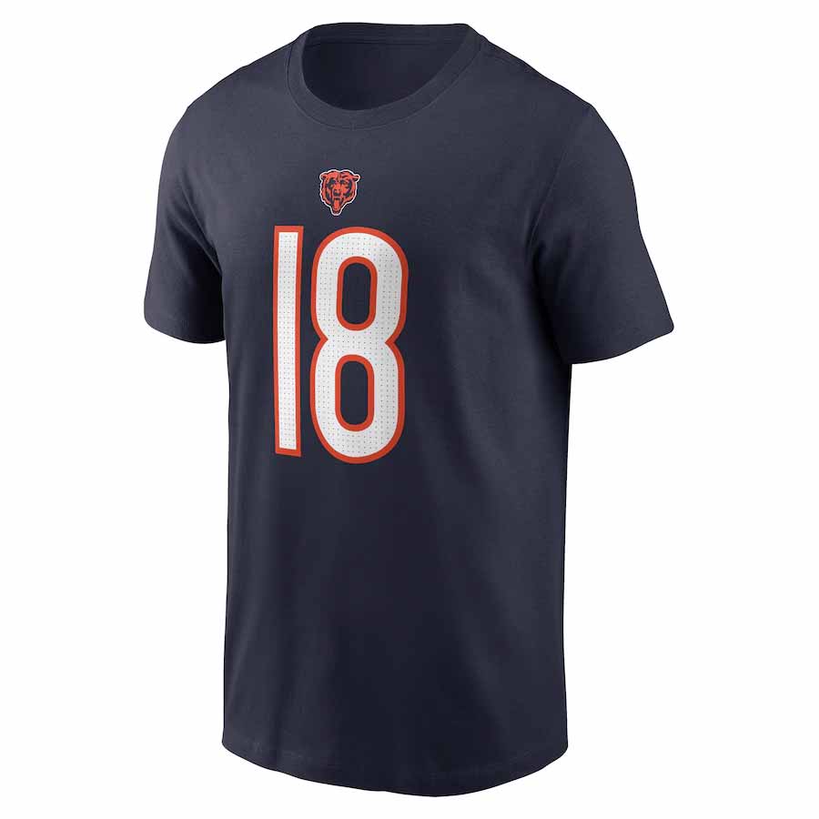 Chicago Bears Caleb Williams Essential Name Number T Shirt Wrigleyville Sports