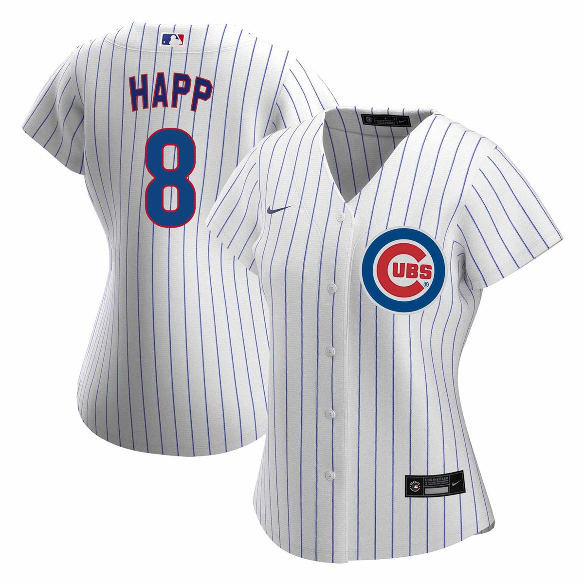 Men's Nike Ian Happ White Chicago Cubs Home Replica Jersey Size: Small