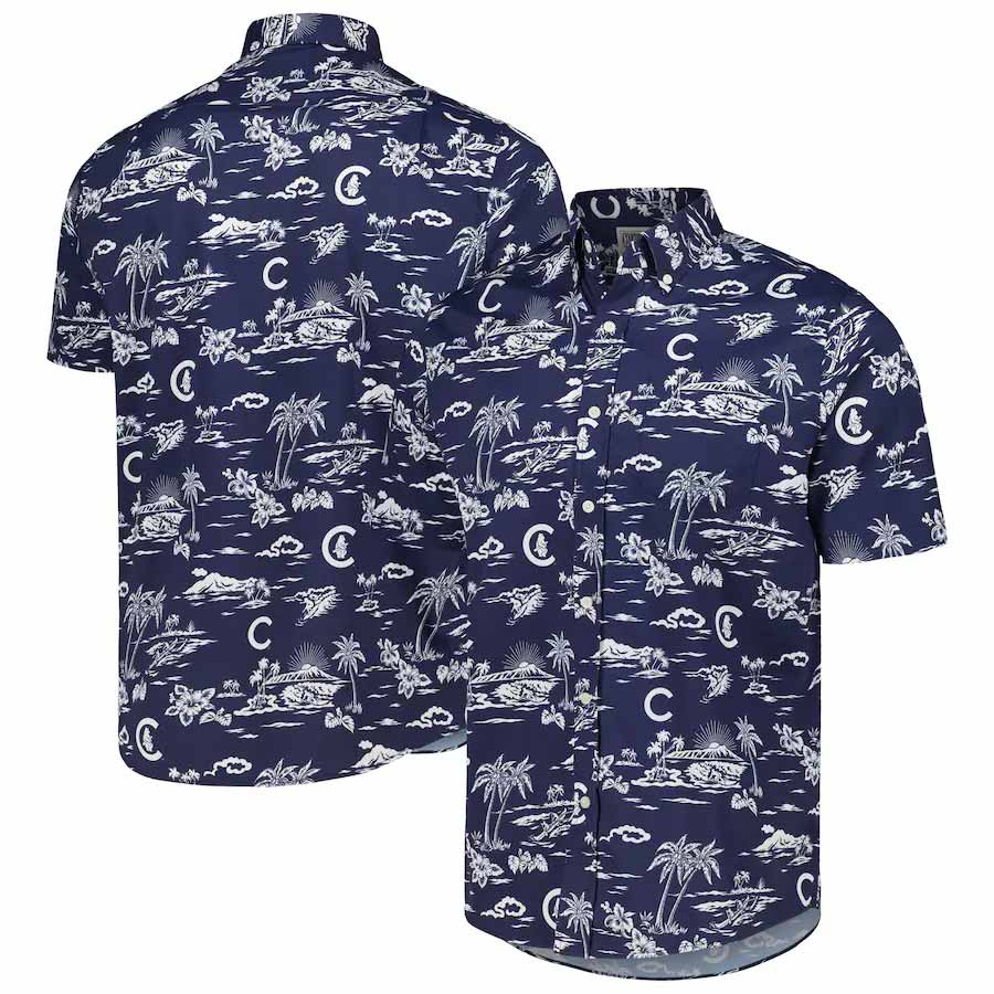 Chicago Cubs Reyn Spooner City Connect Performance Hawaiian Shirt