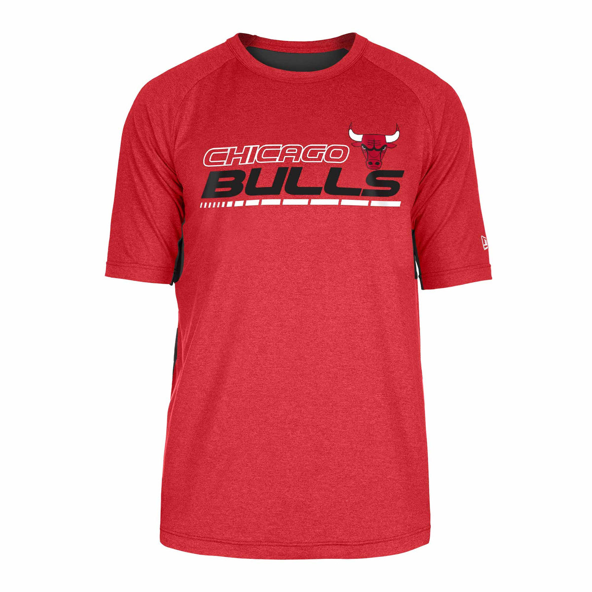 New Era Cap Chicago Bulls Back Stripe Performance T-Shirt Large