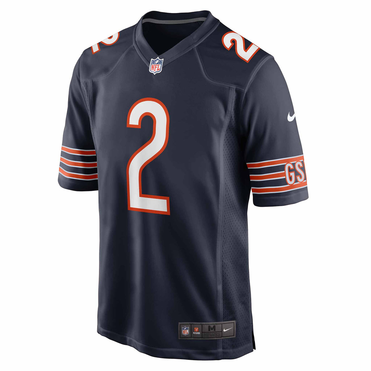 Chicago Bears Nike Game Road Jersey - White - D.J. Moore - Mens