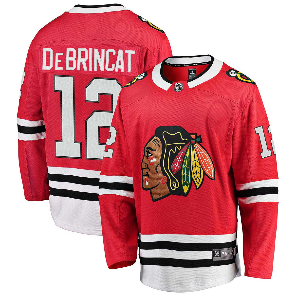 Alex DeBrincat White Hockey Jersey (Unsigned) - Chicago Great - Size XL