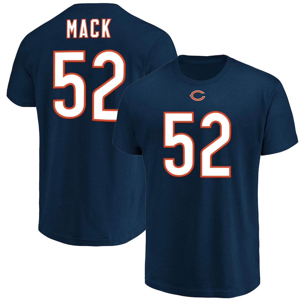 Outerstuff Youth Khalil Mack Navy Chicago Bears Name & Number Player T-Shirt Size: Extra Large