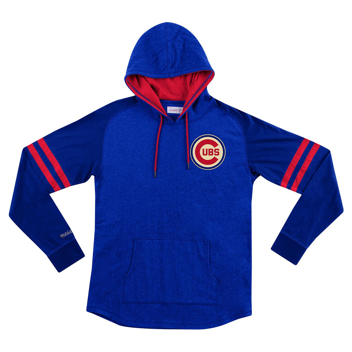 Chicago Cubs Short Sleeve Fleece Hooded Sweatshirt