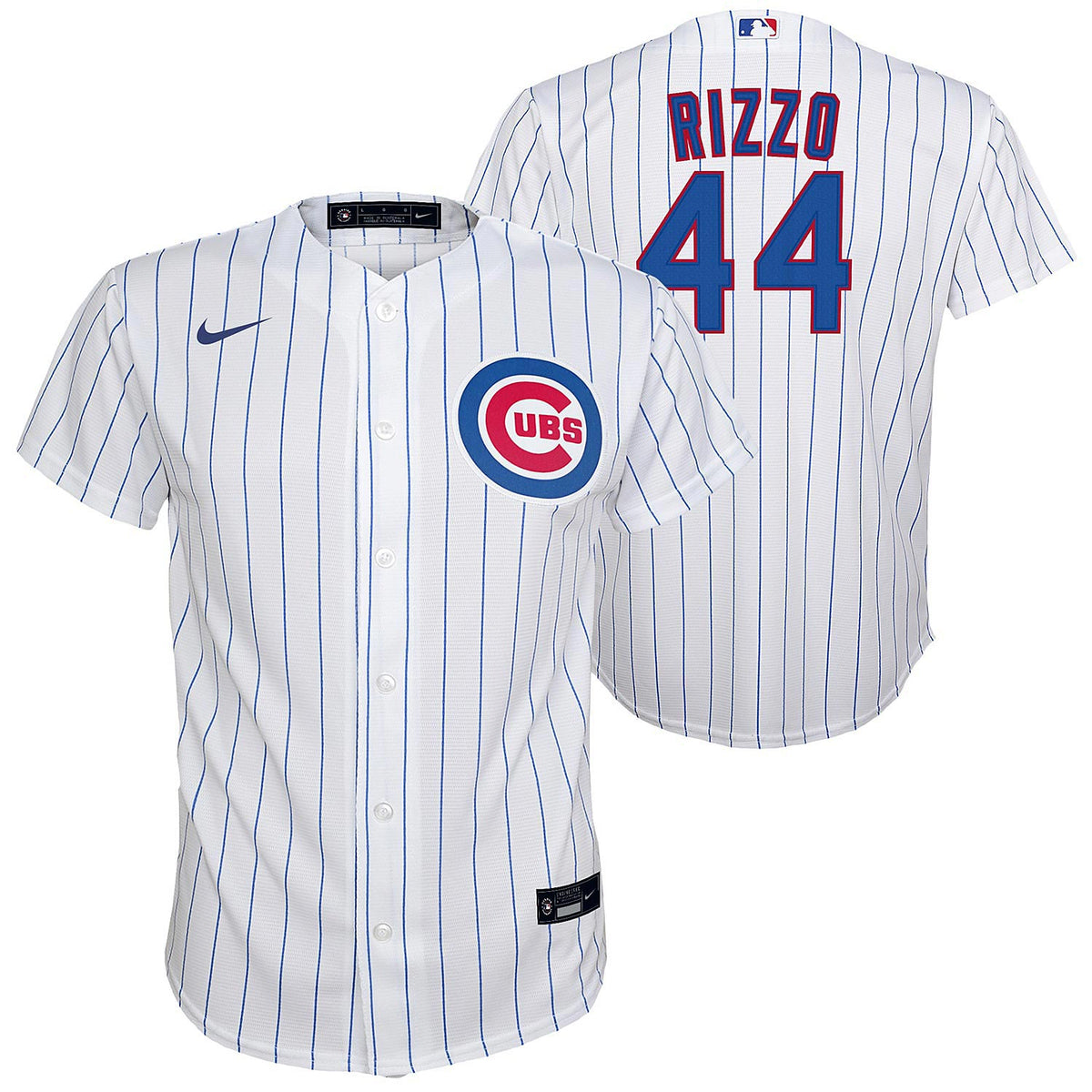Women's Chicago Cubs Anthony Rizzo Nike White Home Replica Player Jersey