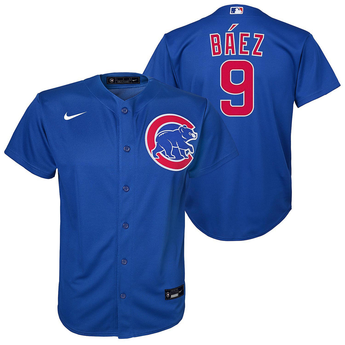 Chicago Cubs Nike Javier Baez Road Replica Jersey With Authentic Lette –  Wrigleyville Sports