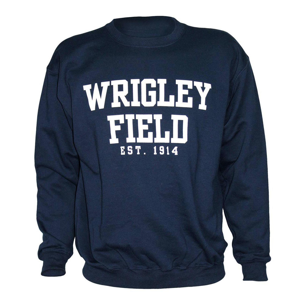 Wrigley Field Men's Grey Wrigleyville Crewneck Sweatshirt, X-Large