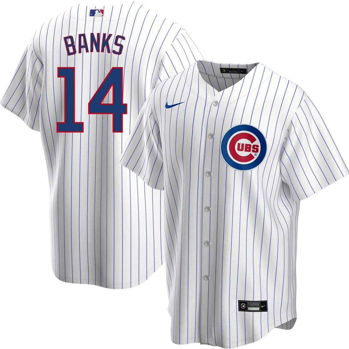 Ernie Banks Chicago Cubs Road Jersey by NIKE
