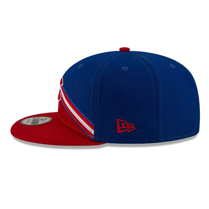 New Era Royal/Red Chicago Cubs Team Split 9FIFTY Snapback Hat