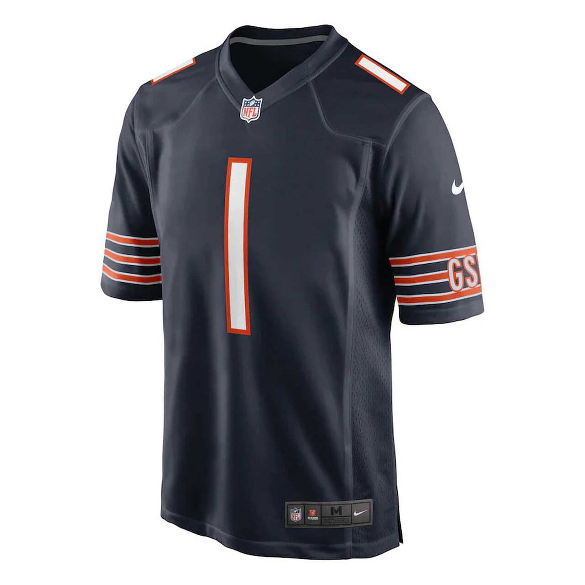 Nike Men's Chicago Bears Justin Fields 1 Home Limited Jersey