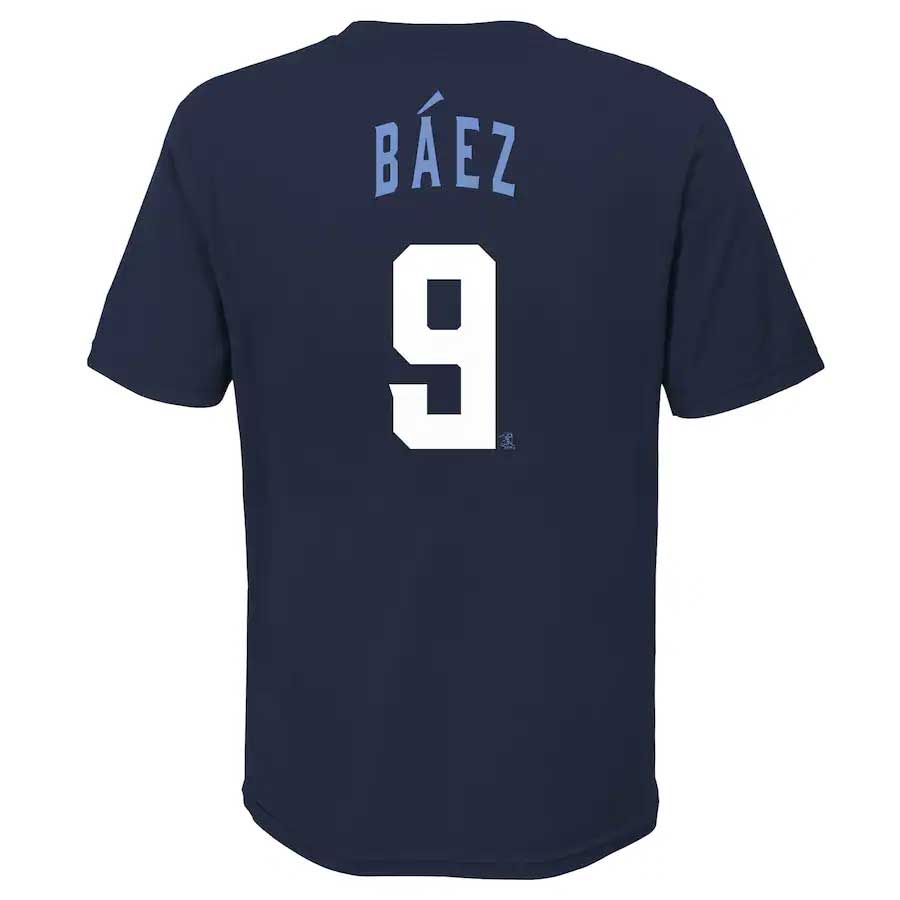 Chicago Cubs Javier Baez Youth City Connect Name & Number T-Shirt –  Wrigleyville Sports