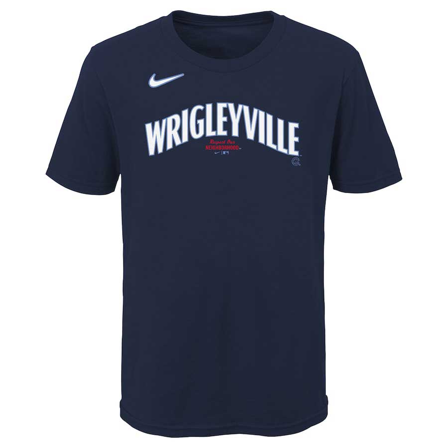 Nike Men's Nike Chicago Cubs City Connect Wordmark T-Shirt