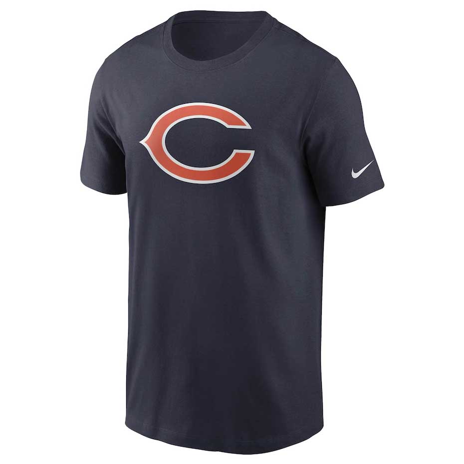 Chicago Bears Nike Navy Logo Essential T-Shirt – Wrigleyville Sports