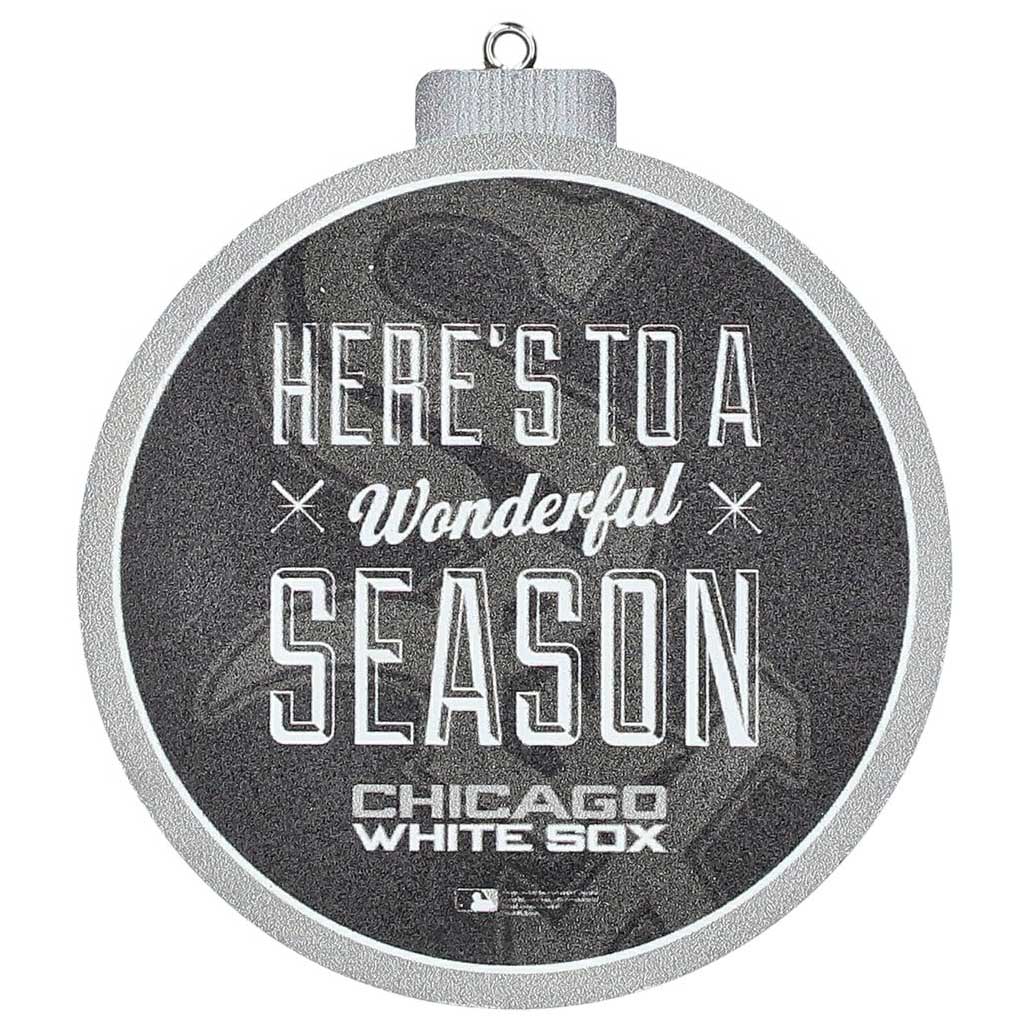 Chicago Cubs Art Glass Ornament