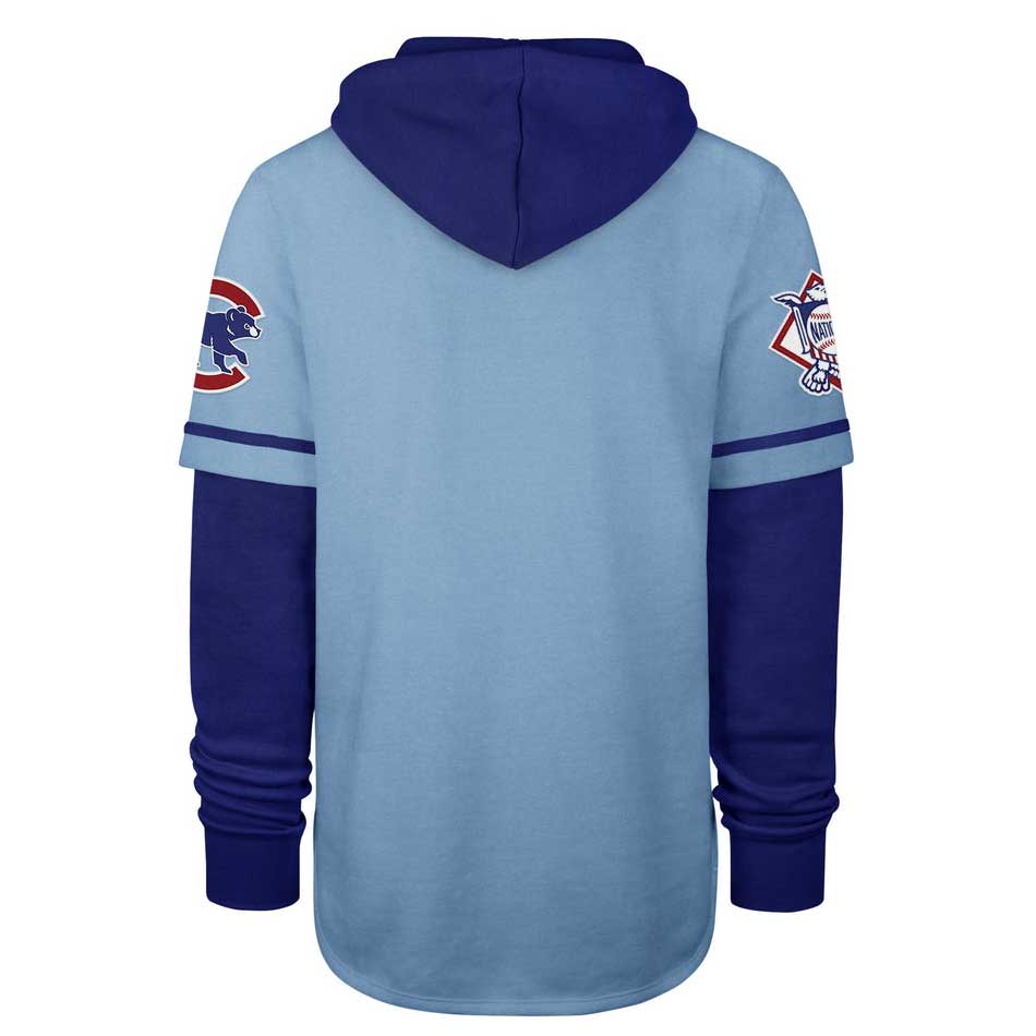 Buy the Womens Blue MLB Baseball Chicago Cubs TX3 Cool Pullover