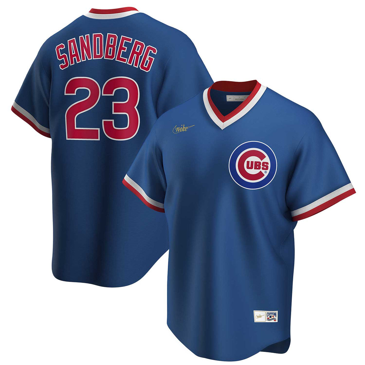 NEW Authentic Mitchell & Ness Ryne Sandberg Chicago Cubs 1984 BP Jersey  Pullover