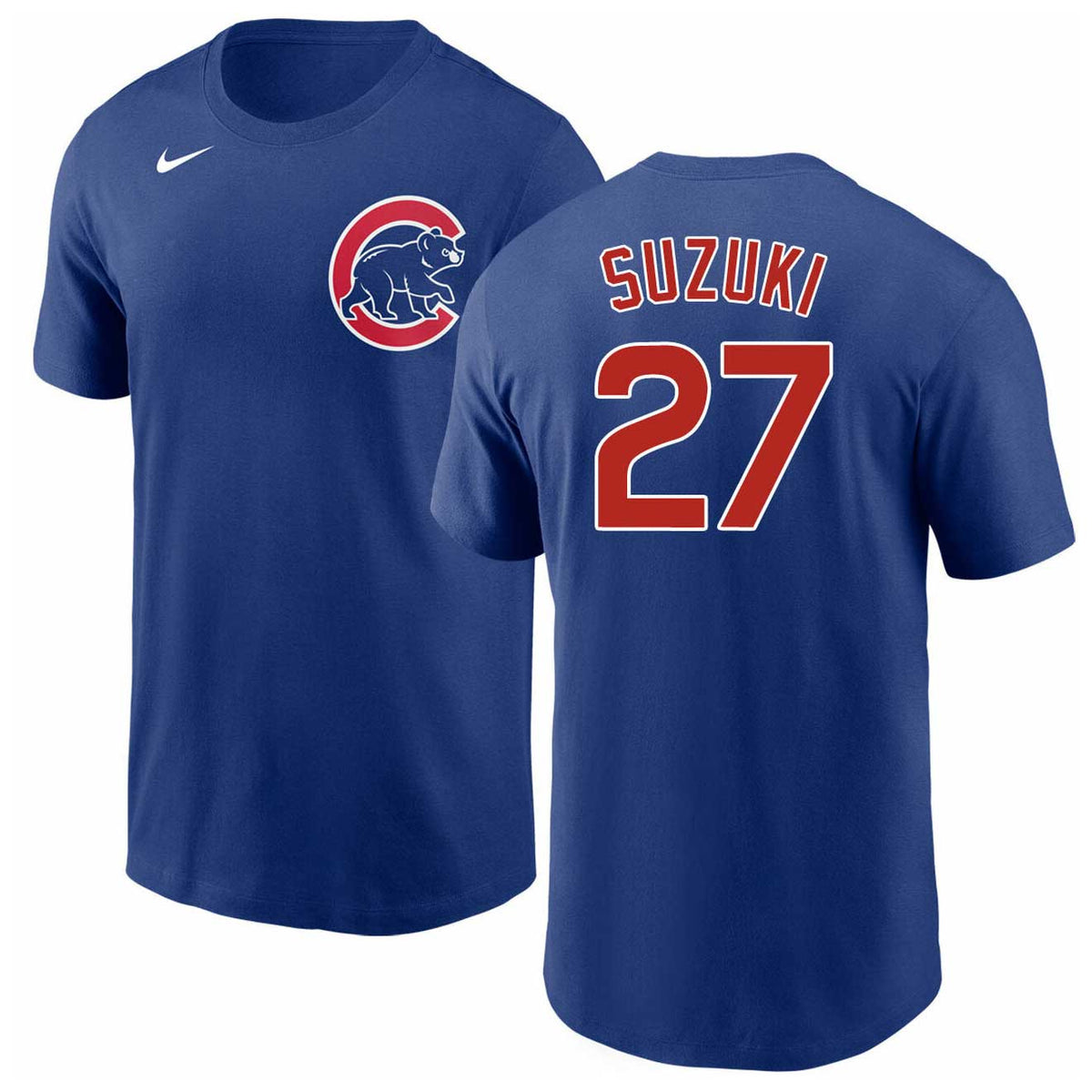Seiya Suzuki Chicago Cubs Youth Royal Roster Name & Number T-Shirt 