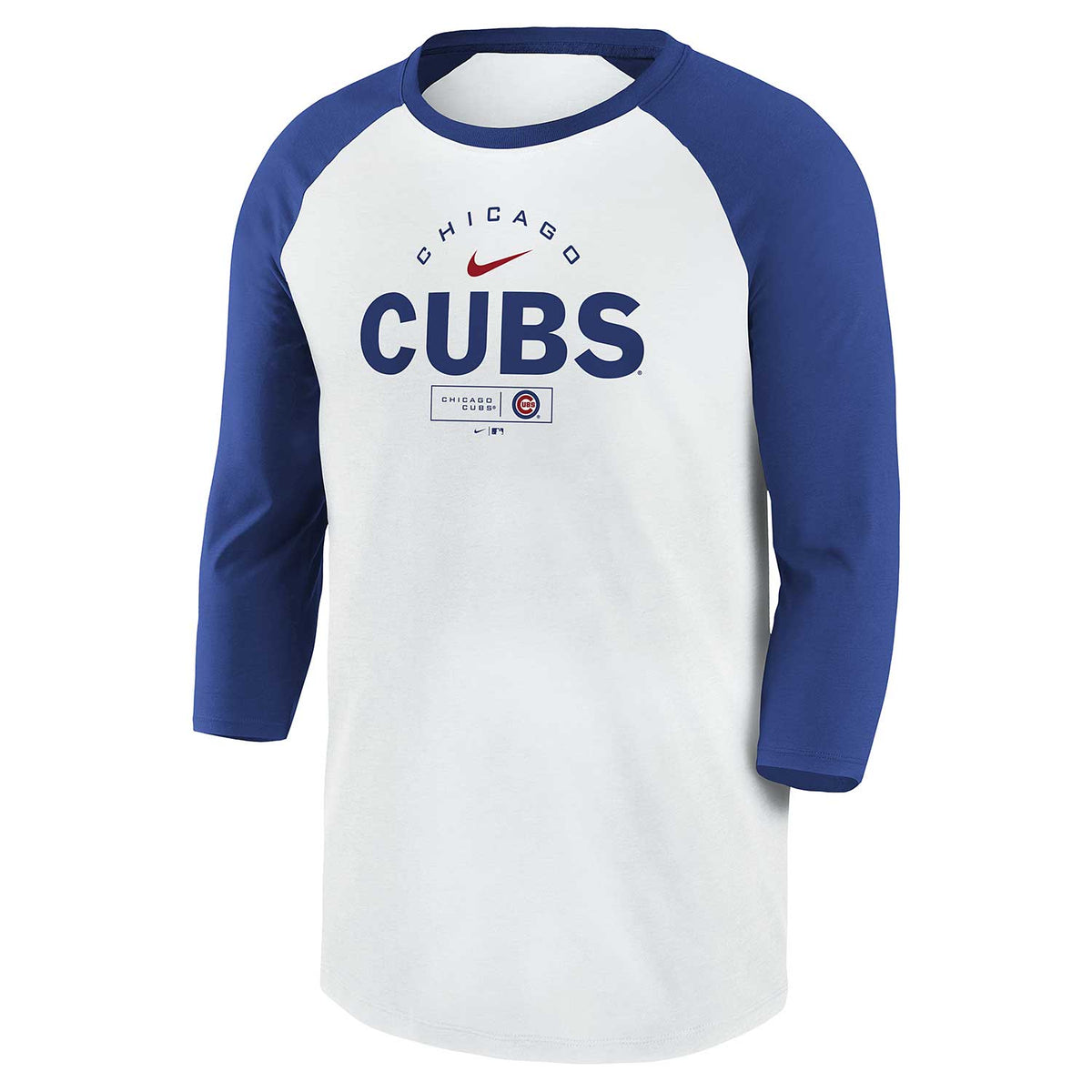 Nike Chicago Cubs 1911 Rewind Raglan 3/4-Sleeve T-Shirt XX-Large