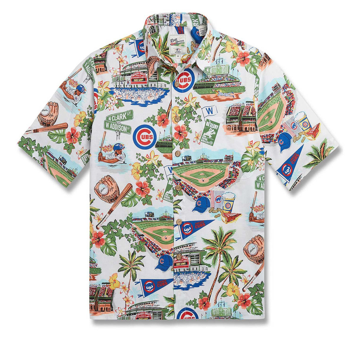 Chicago Cubs Grateful Dead Hawaiian Shirt, Chicago Cubs Gifts