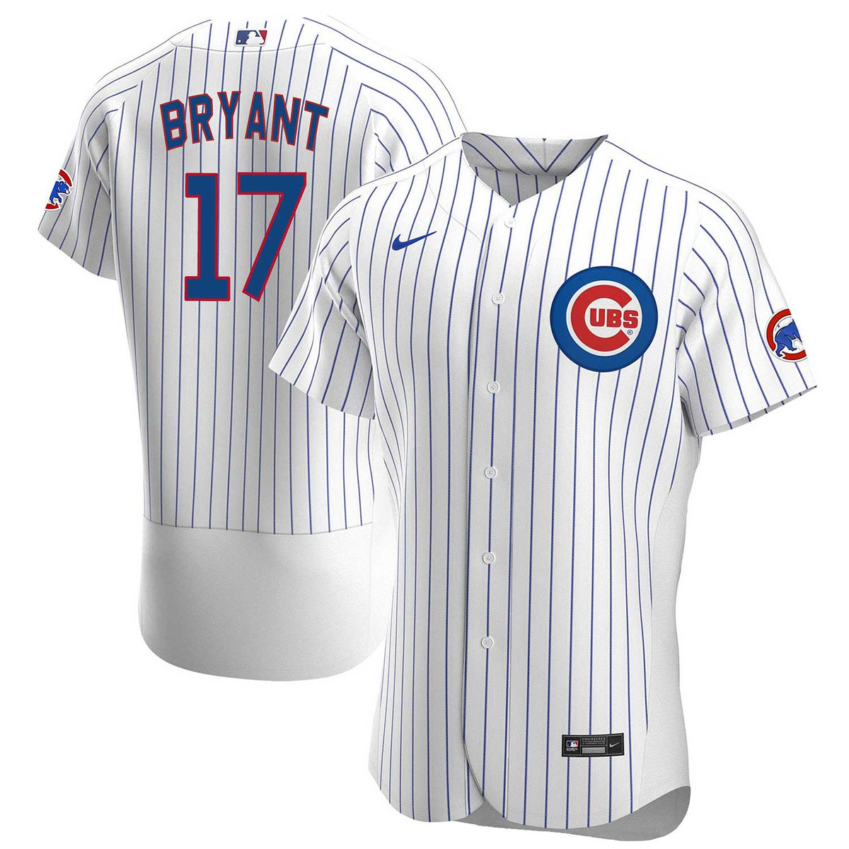 Men's Chicago Cubs Kris Bryant Nike Gray Road Replica Player Name Jersey
