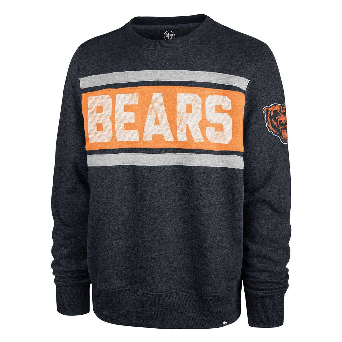 47 Chicago Bears Atlas Blue Bypass Tribeca Crew Sweatshirt XX-Large