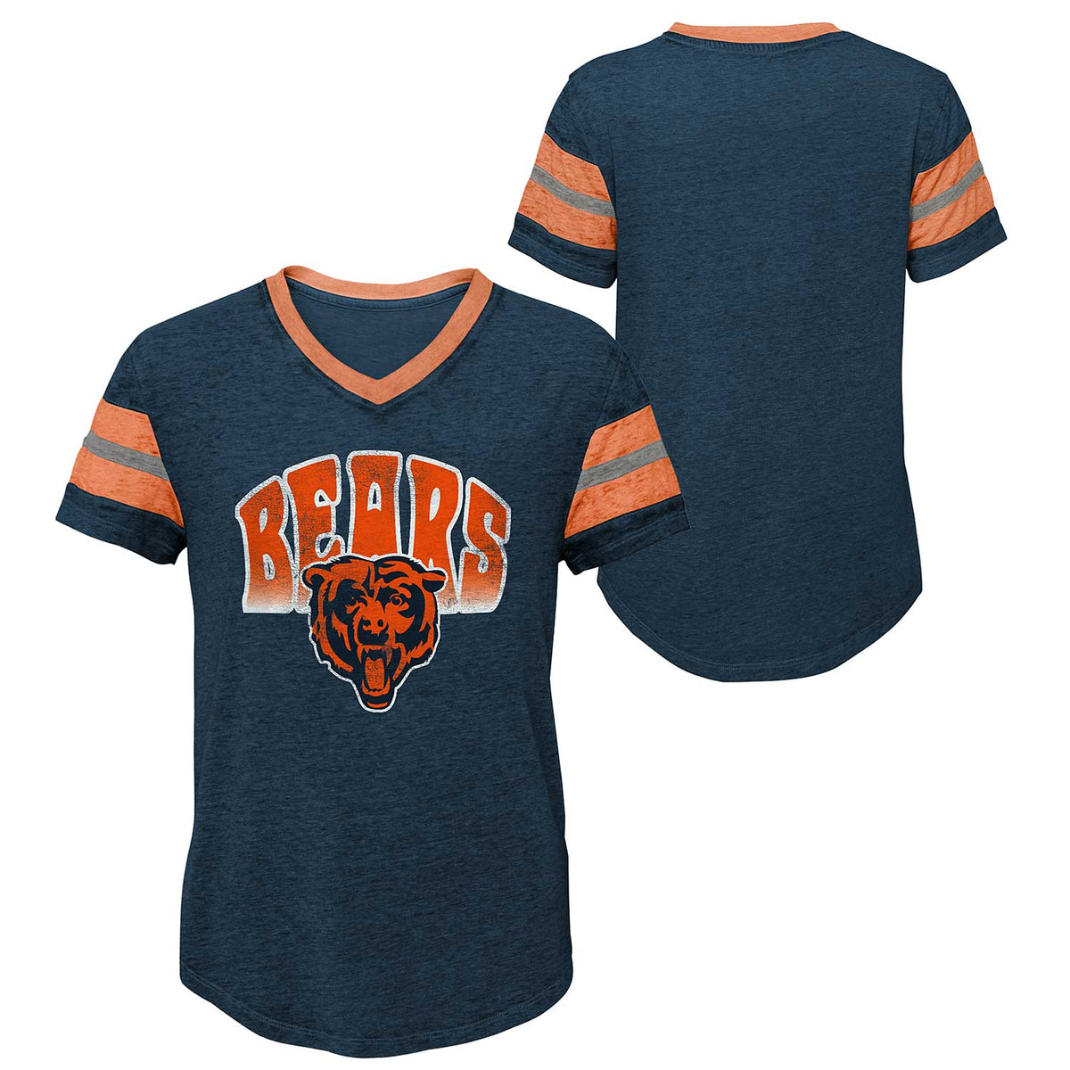 Chicago Bears Ladies Burnout Scoop Neck T-Shirt – Wrigleyville Sports