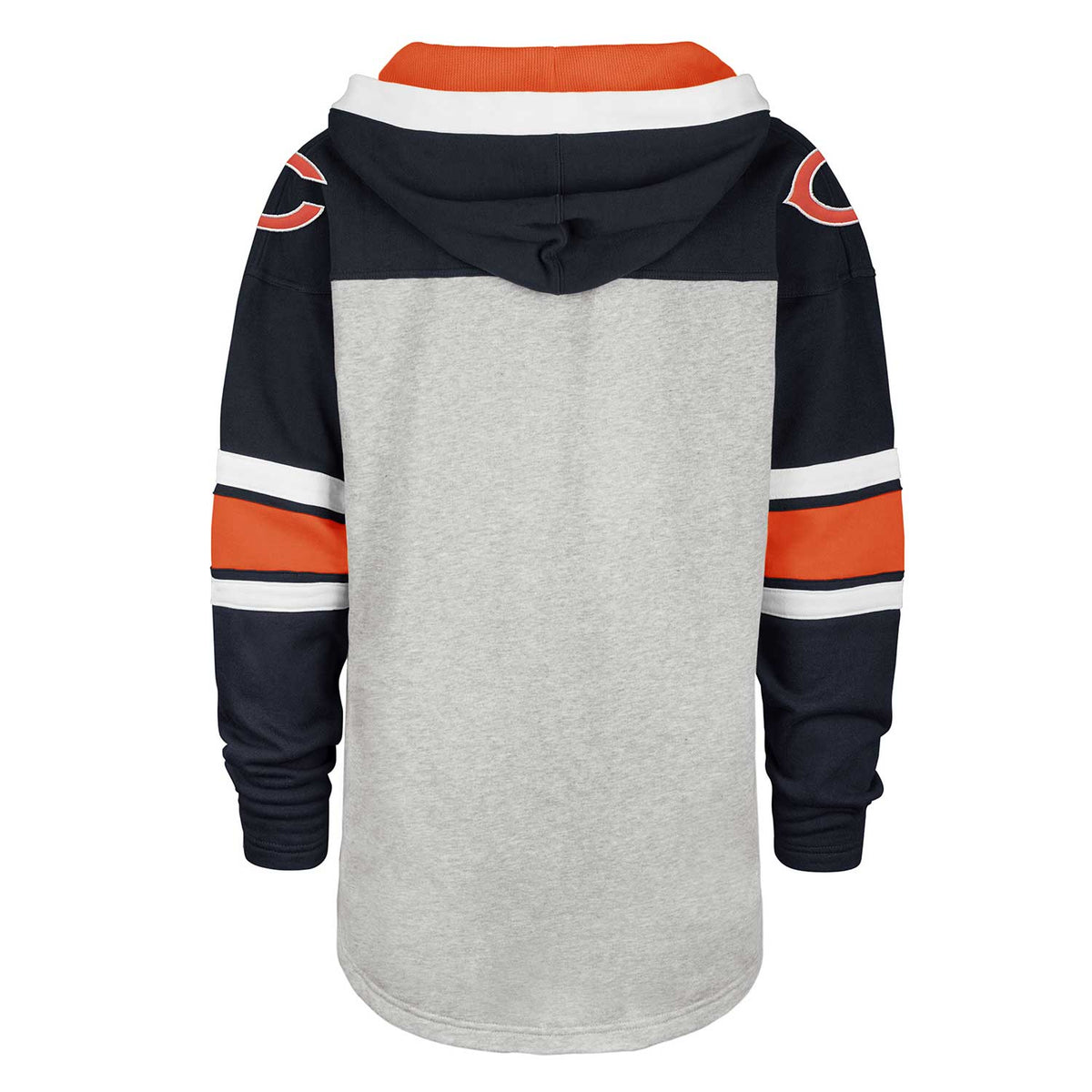 ’47 Men's Chicago Bears Lacer Pullover Hoodie - Grey - M Each