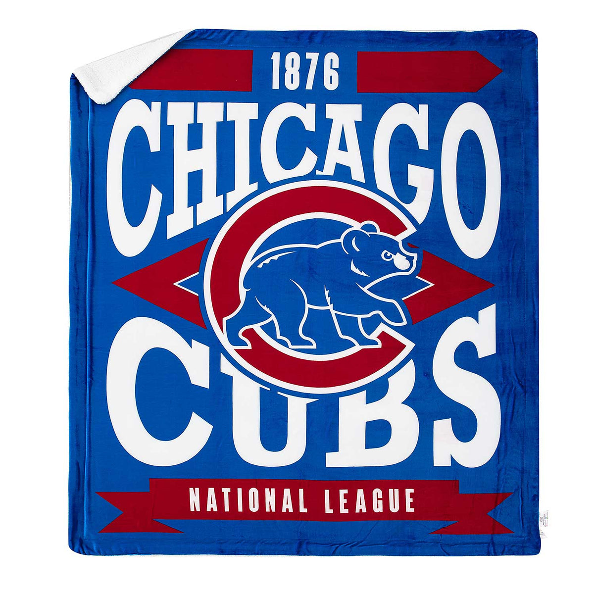 Logo Chair Chicago Cubs Sweatshirt Blanket