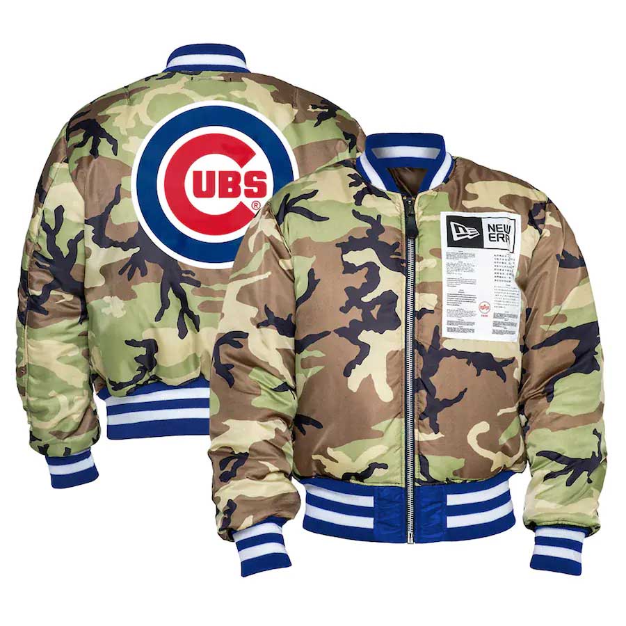 Chicago Cubs Alpha Industries L-2B Reversible Jacket XX-Large