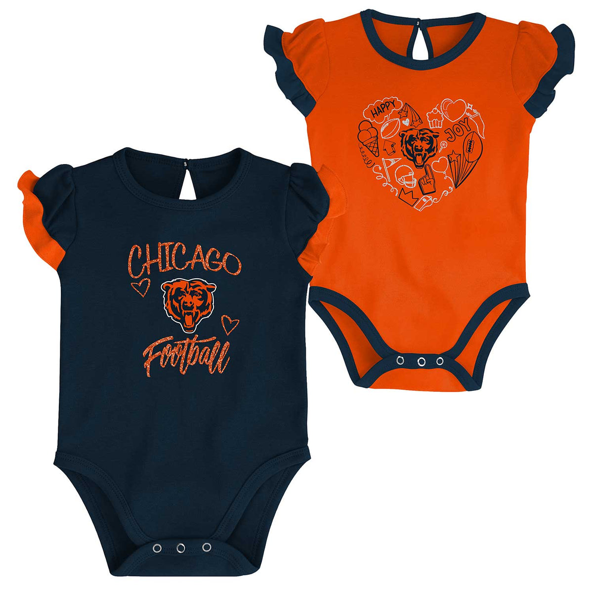 NFL Chicago Bears Boys' Short Sleeve Fields Jersey - Xs