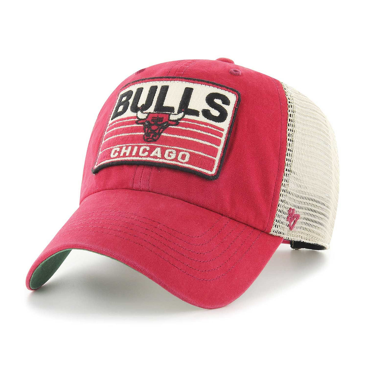 Chicago Bulls 2T XL-LOGO Black-Red Fitted Hat