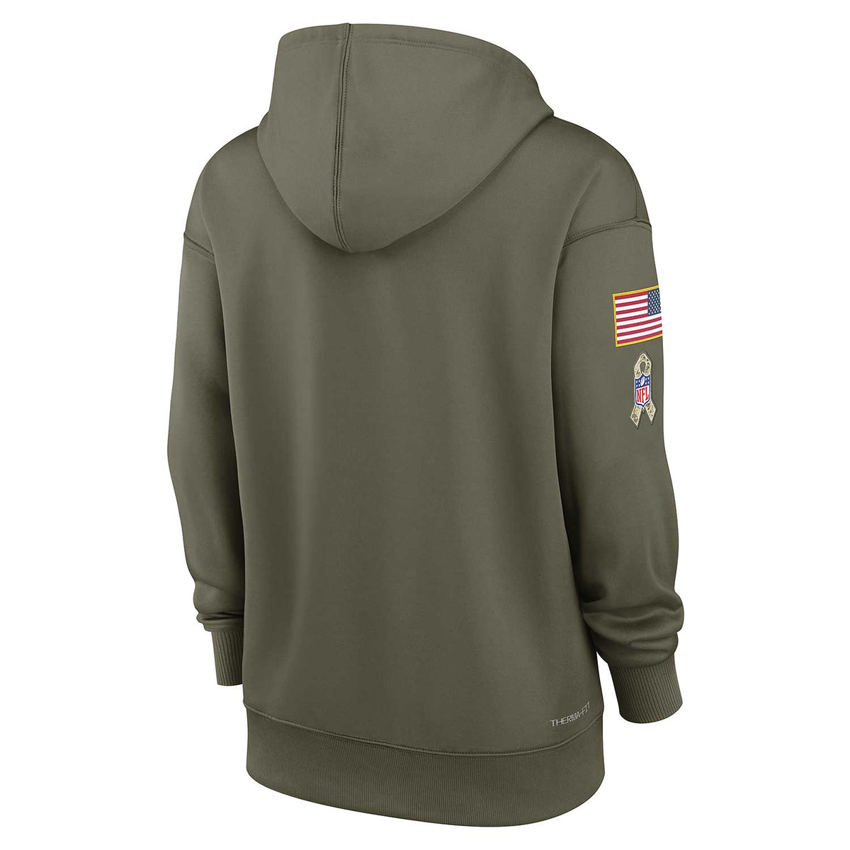 Nike Chicago Bears Ladies 2022 Salute to Service Thermal Hooded Sweatshirt Medium