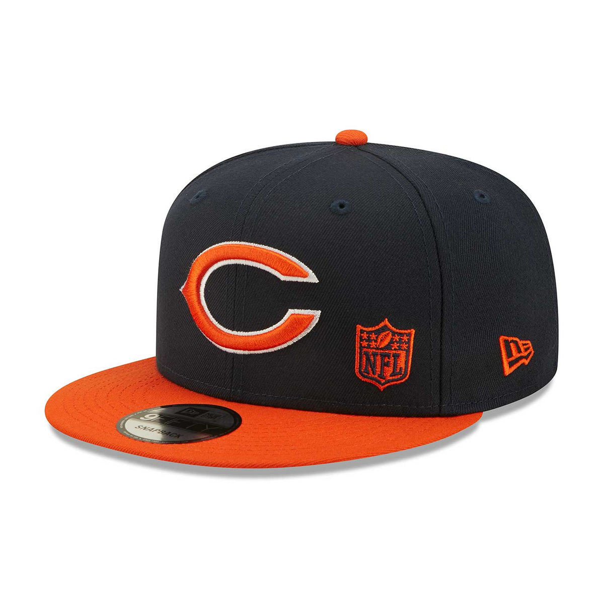 Men's New Era Navy Chicago Bears Script 9FIFTY Snapback Hat