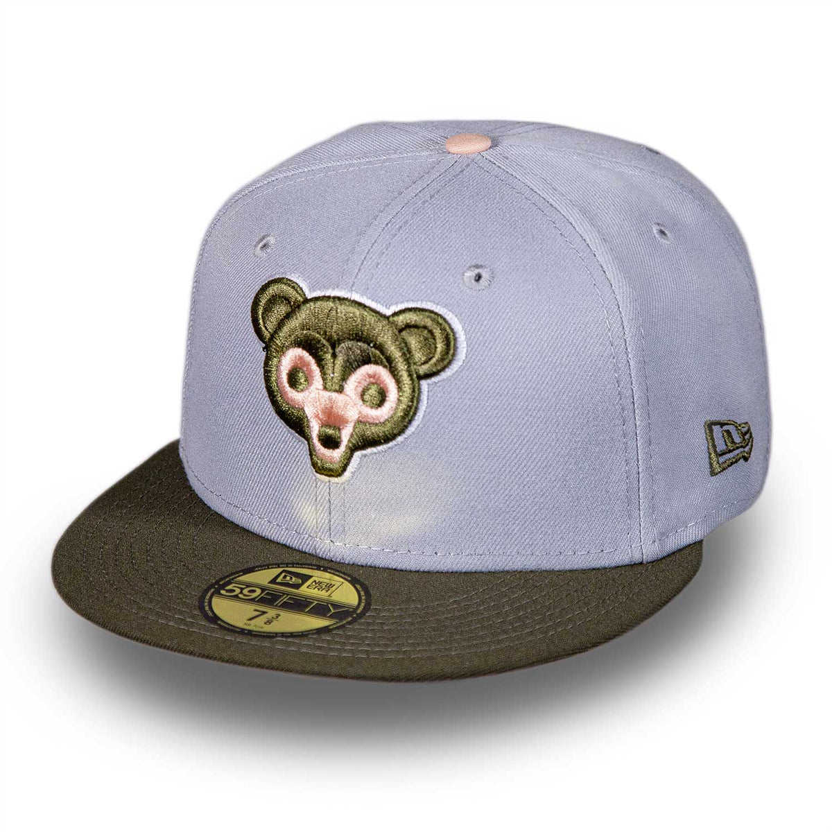 New Era Chicago Cubs ASG 59FIFTY Men's Fitted Hat New Olive-Peach 70676920, Green