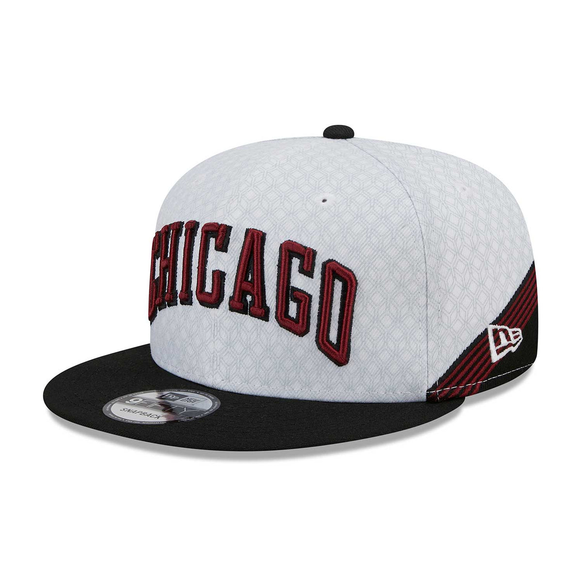Men's Chicago Bulls New Era Gray/Black 2020/21 City Edition Primary 9FIFTY  Snapback Adjustable Hat