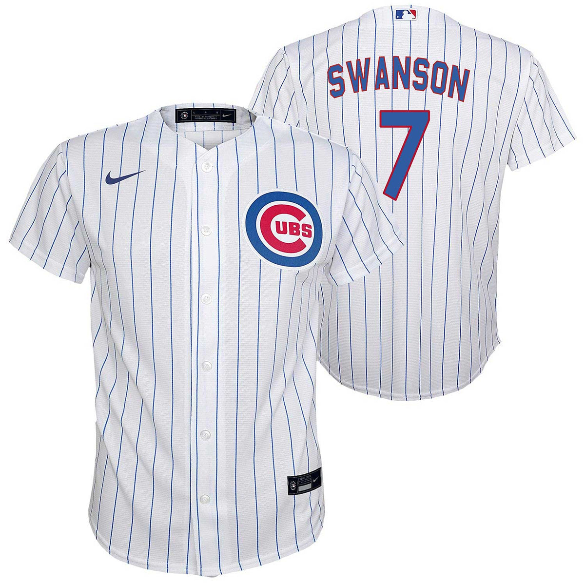 The Highland Mint | Dansby Swanson Chicago Cubs Impact Jersey Frame