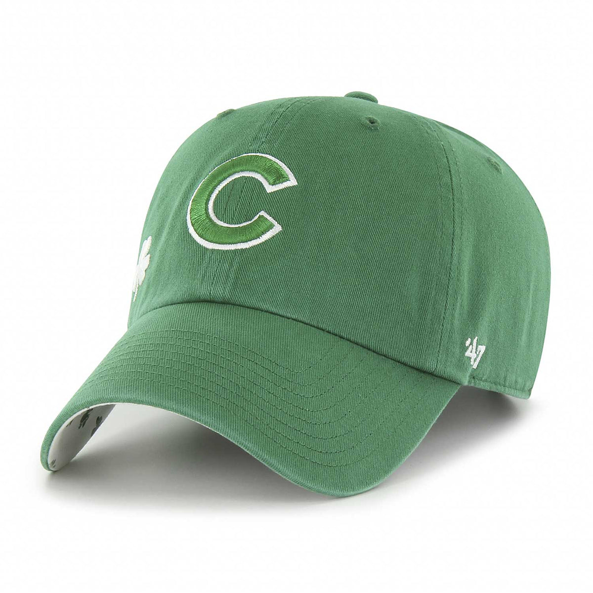 Chicago Cubs Green Shamrock Confetti Clean Up Adjustable Cap – Wrigleyville  Sports