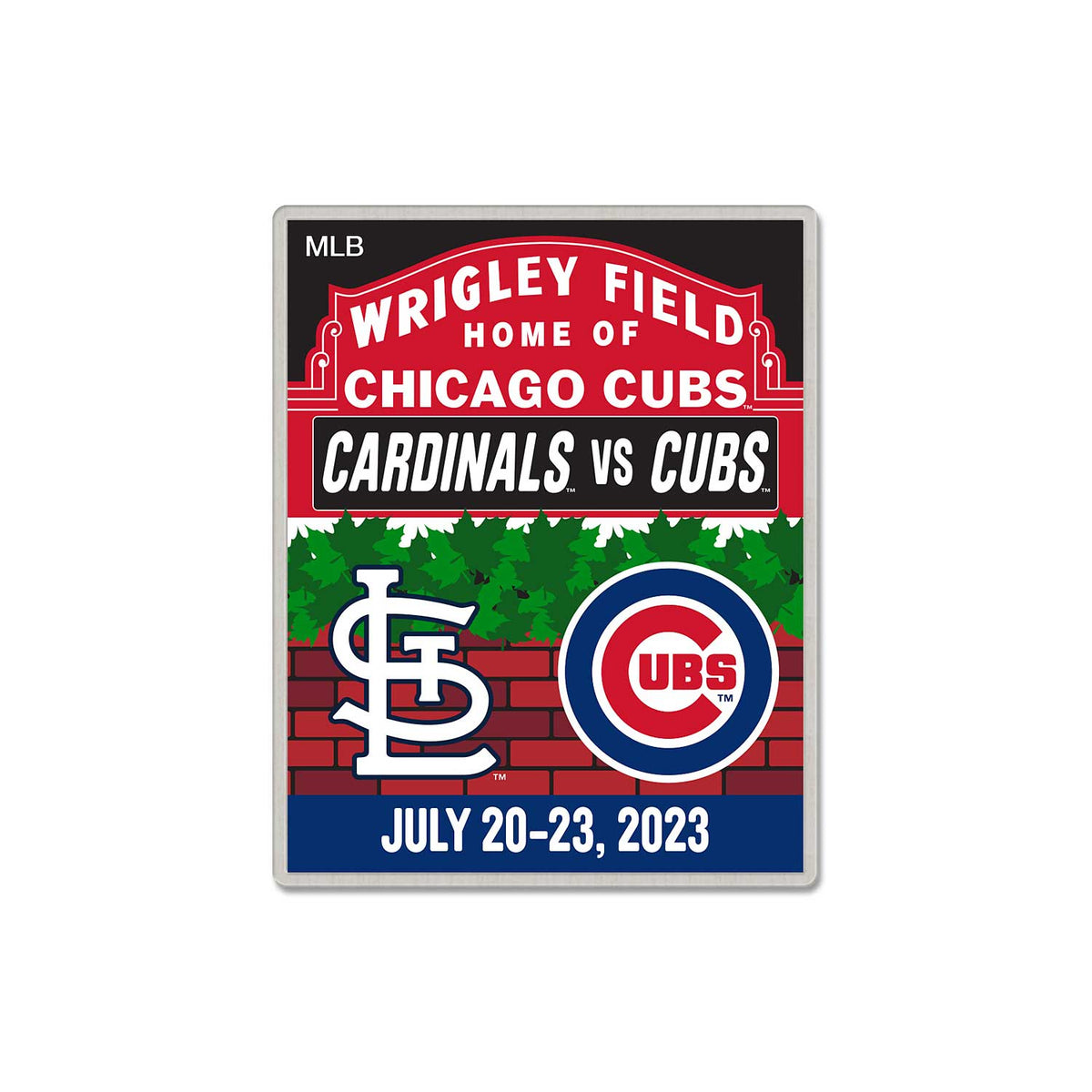 WinCraft Chicago Cubs Wrigley Field MARQUEE Pin