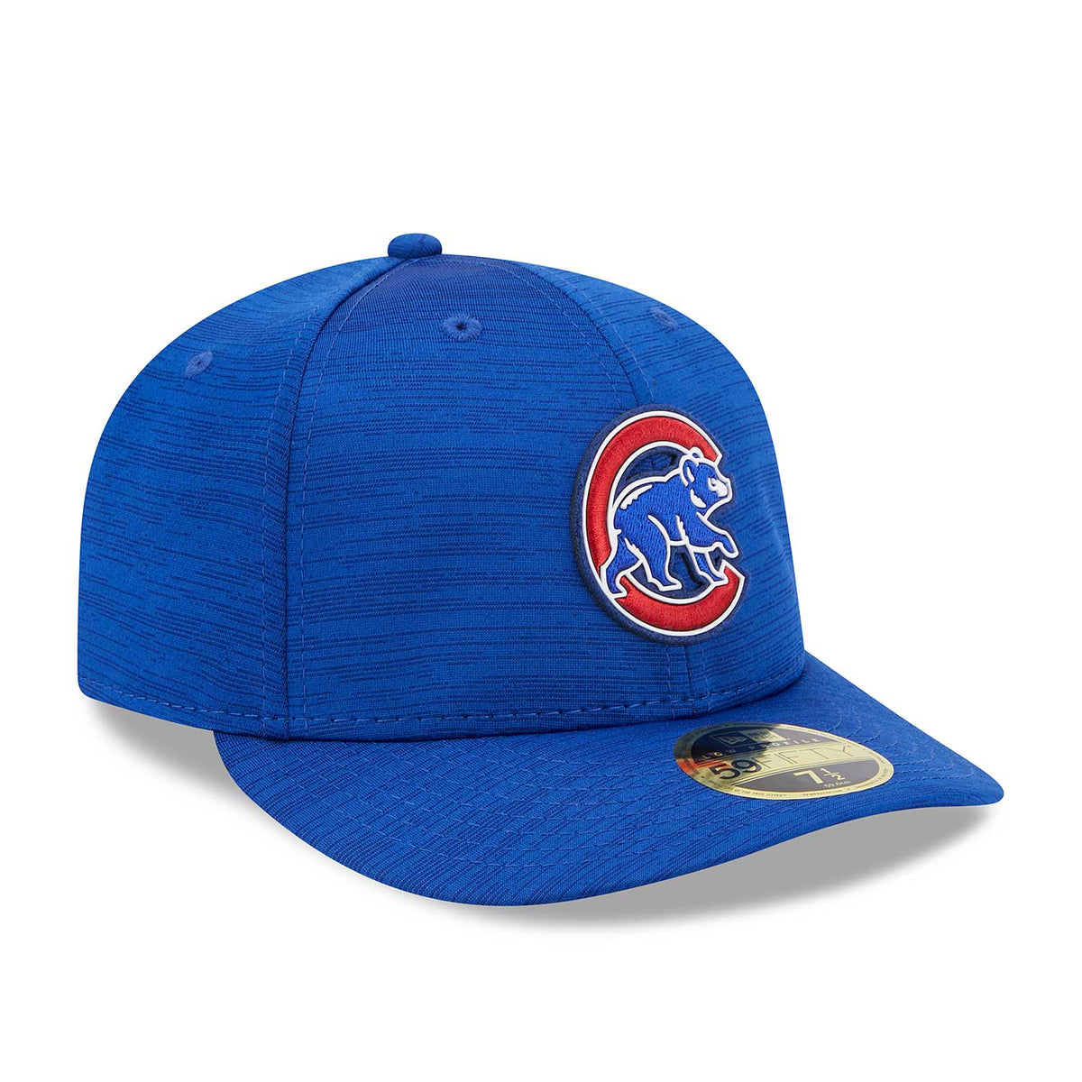 Chicago Cubs 2023 Grey Clubhouse 59FIFTY Low Profile Fitted Cap 7 5/8 = 23 7/8 in = 60.6 cm