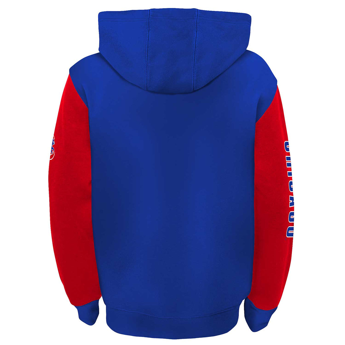 Outerstuff Chicago Cubs Youth Ticker Tape Full-Zip Hooded Sweatshirt Medium = 10-12