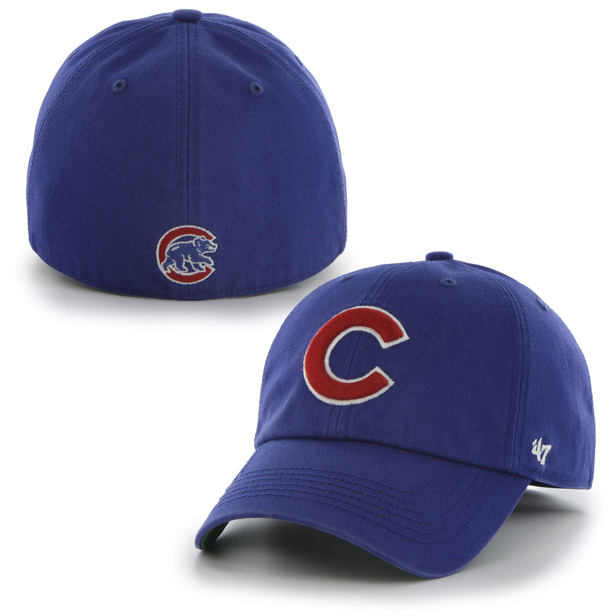 Men's '47 Royal Chicago Cubs Sure Shot Classic Franchise Fitted Hat