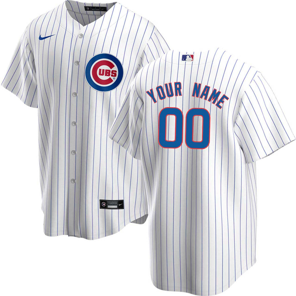 Chicago Cubs Customized Nike Home Replica Jersey