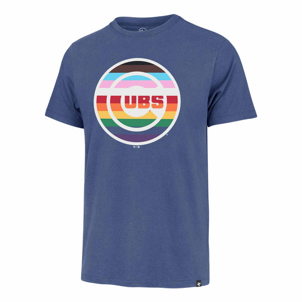 Chicago Cubs Pride Royal Bullseye Franklin T-Shirt