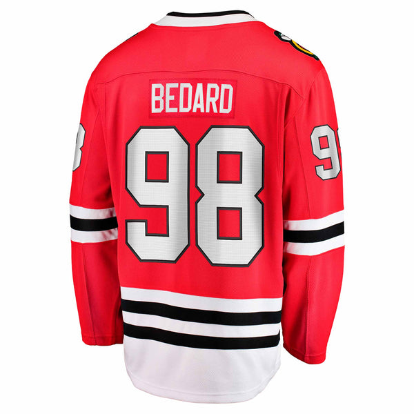 Connor Bedard Fanatics Chicago Blackhawks Replica Home Pressed Jersey S