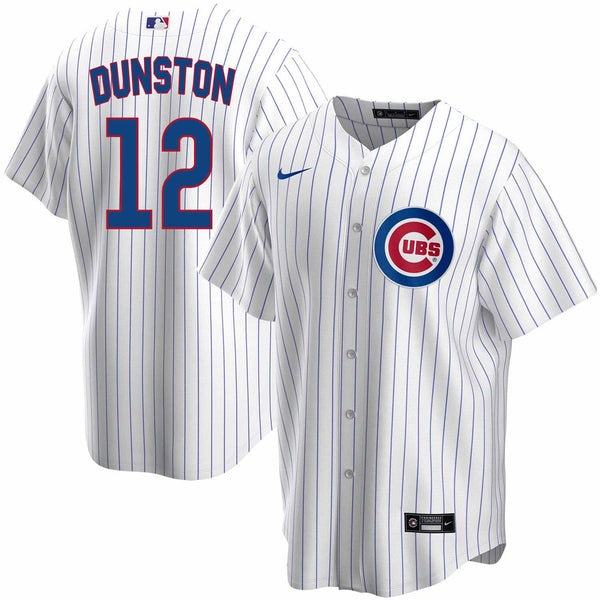 Chicago Cubs Womens Shawon Dunston Majestic Athletic Home Jersey ($55) ❤  liked on Polyvore featuring …