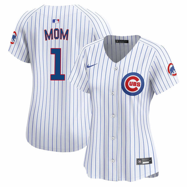 Chicago Cubs Customized Ladies Home Nike Vapor Limited Replica Jersey W/ Authentic Lettering