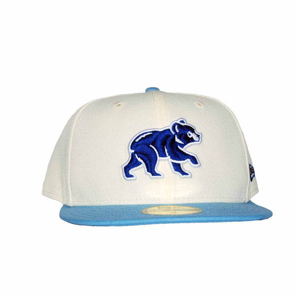 Chicago Cubs Chrome Sky Spring Training Walking Bear 59FIFTY Fitted Cap